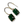 Load image into Gallery viewer, Enchant Gold Plated Emerald Charm
