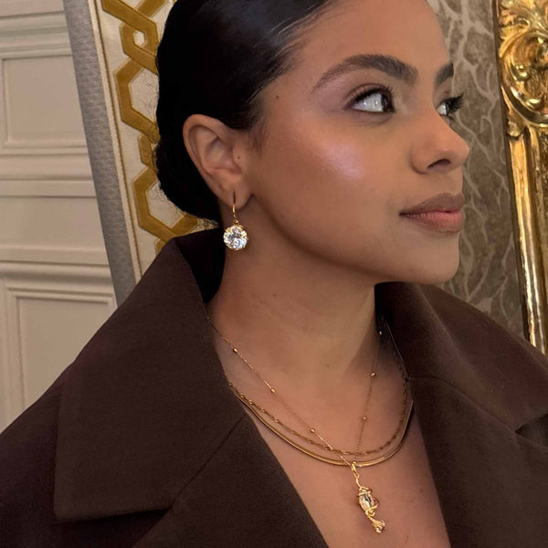 Enchant Mini Crystal Hoops