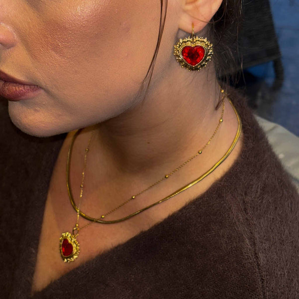 Enchant Amora Red Heart Charm