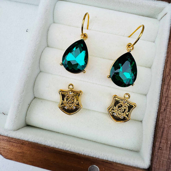 Enchant Emerald Green Crystal Charm