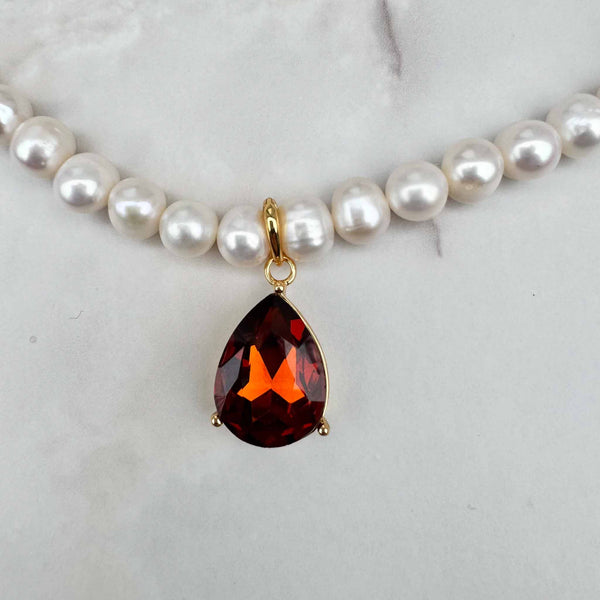 Enchant Brown Crystal Charm