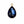 Load image into Gallery viewer, Sapphire Blue Pear Crystal Charm - Single
