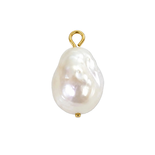 Authentic Baroque Pearl Charm - Single