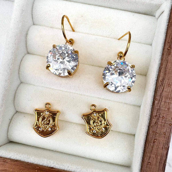 Enchant Mini Crystal Hoops