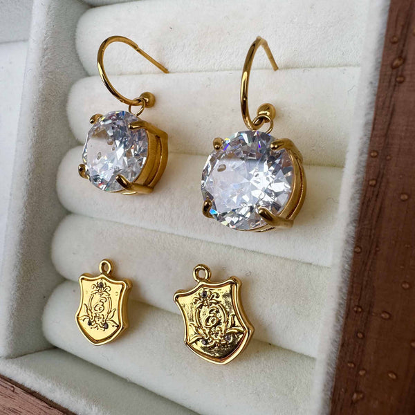 Enchant Mini Crystal Hoops