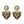 Load image into Gallery viewer, Enchant Pearl and Multi-coloured Heart  Earrings
