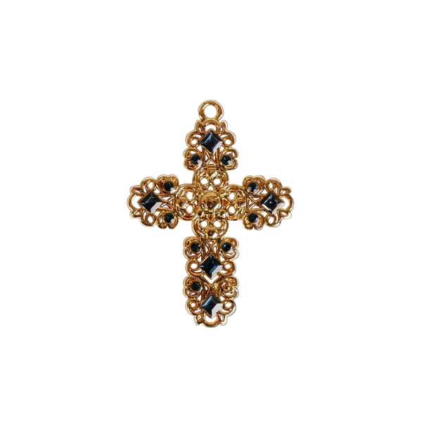 Small Navy Cross Charm - Pair