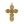 Load image into Gallery viewer, Large Yellow Cross Charm - Single
