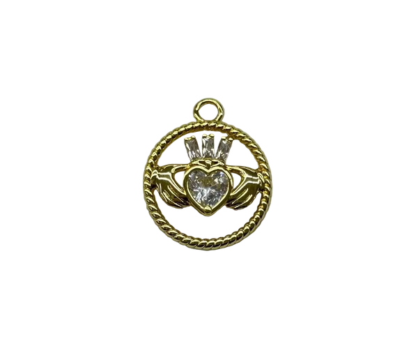 Claddagh  Charm - Pair - PRE ORDER