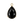 Load image into Gallery viewer, Black Pear Crystal Charm - Pair
