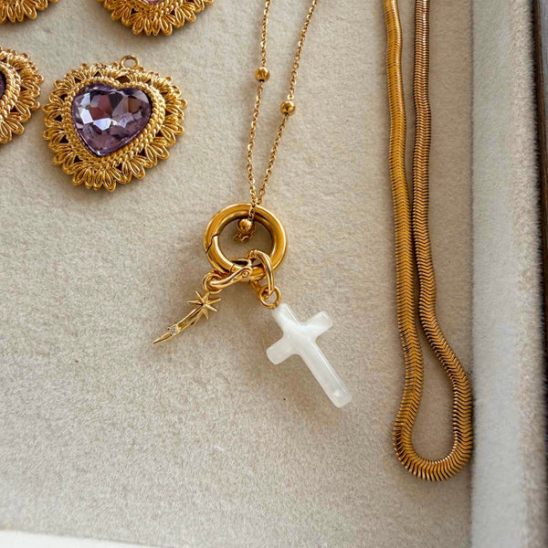 Lucia Cross Charm - Single - PRE ORDER