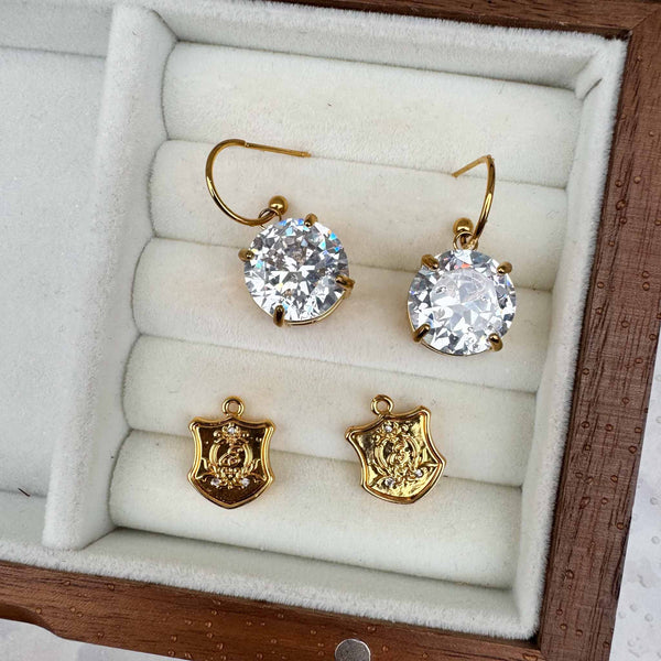 Enchant Mini Crystal Hoops