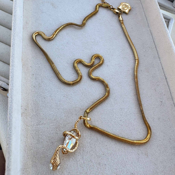 Enchant Luxe Velenza Snake Necklace