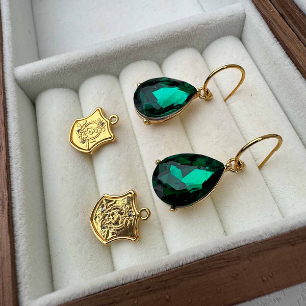 Enchant Emerald Green Crystal Charm