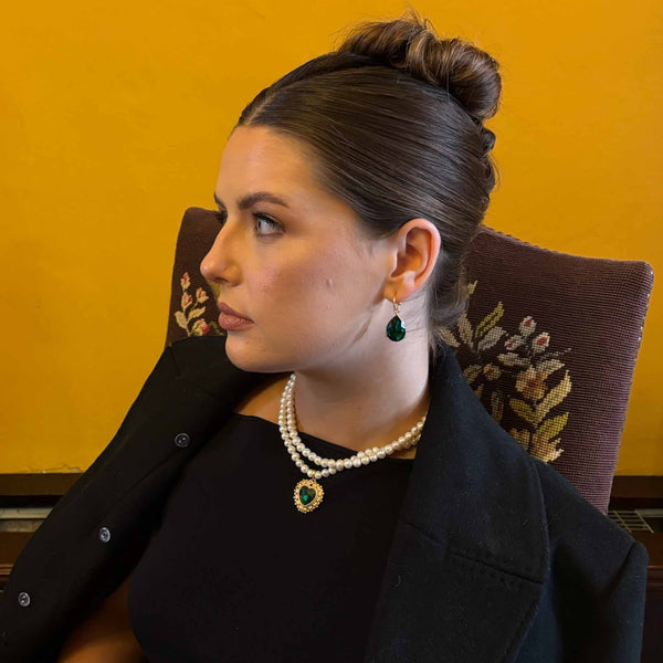 Enchant Amora Emerald Green Heart Charm