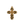 Load image into Gallery viewer, Small Green Cross Charm - Single
