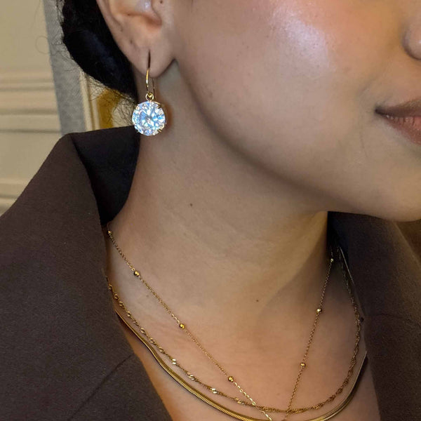 Enchant Mini Crystal Hoops