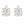 Load image into Gallery viewer, Round Crystal Charm - Pair
