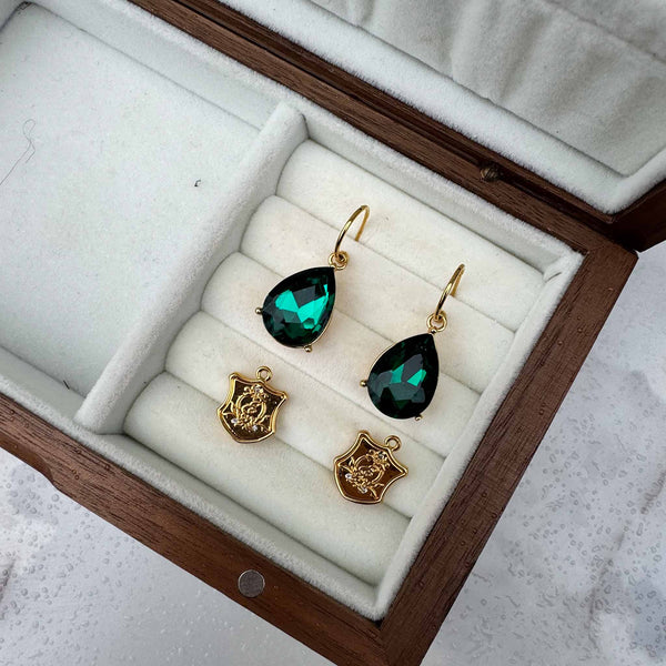 Enchant Emerald Green Crystal Charm