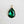 Load image into Gallery viewer, Enchant Emerald Green Crystal Charm

