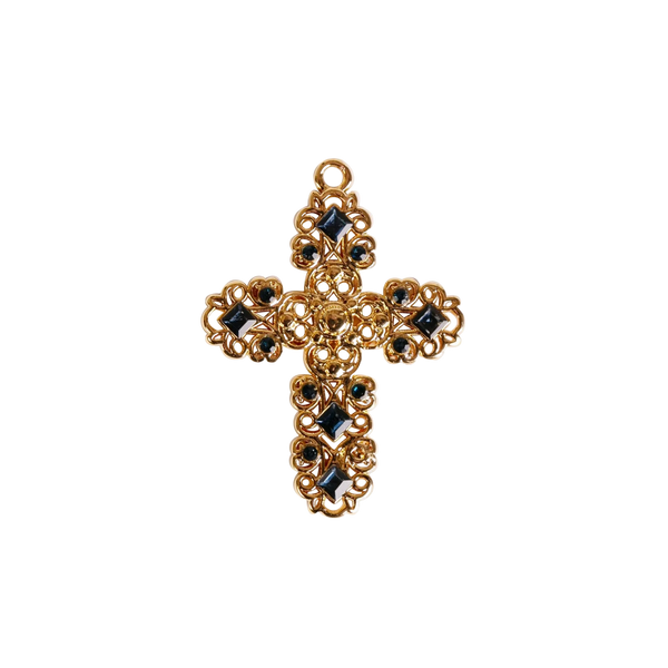 Large Navy Cross Charm - Single