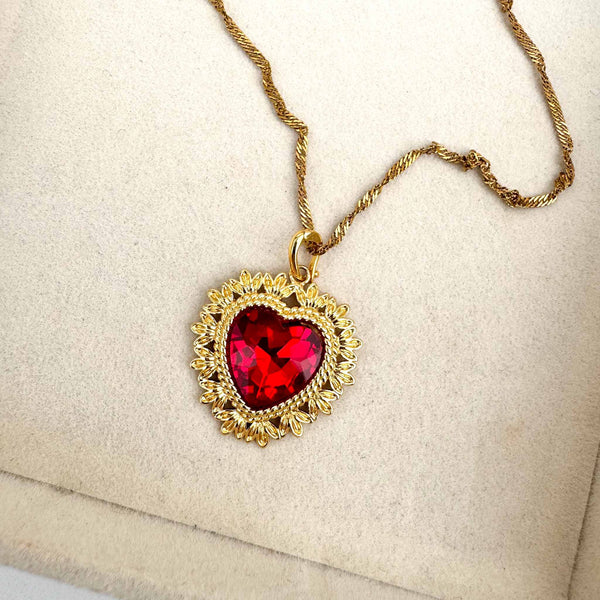 Enchant Amora Red Heart Charm
