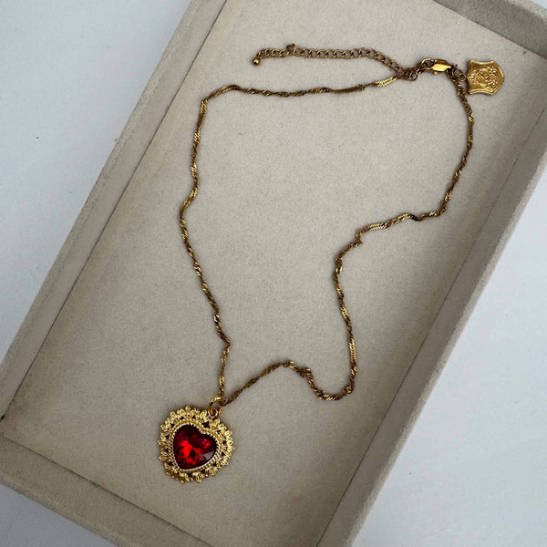 Enchant Amora Red Heart Charm