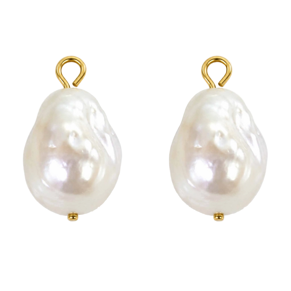 Authentic Baroque Pearl Charm - Single