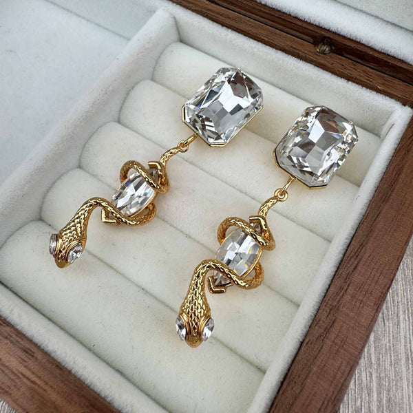 Enchant Crystal Charm Pendant Earring