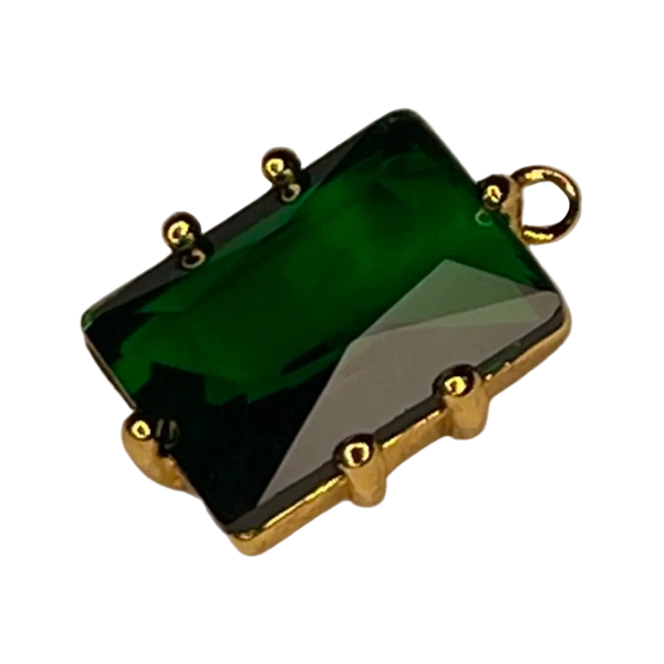 Emerald Charm - Pair