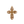 Load image into Gallery viewer, Large Champagne Cross Charm - Single

