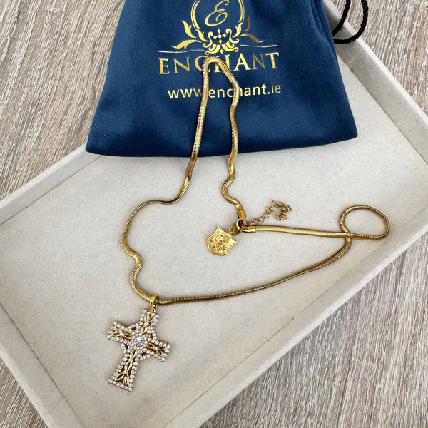 Enchant Luxe Eirella Snake Necklace