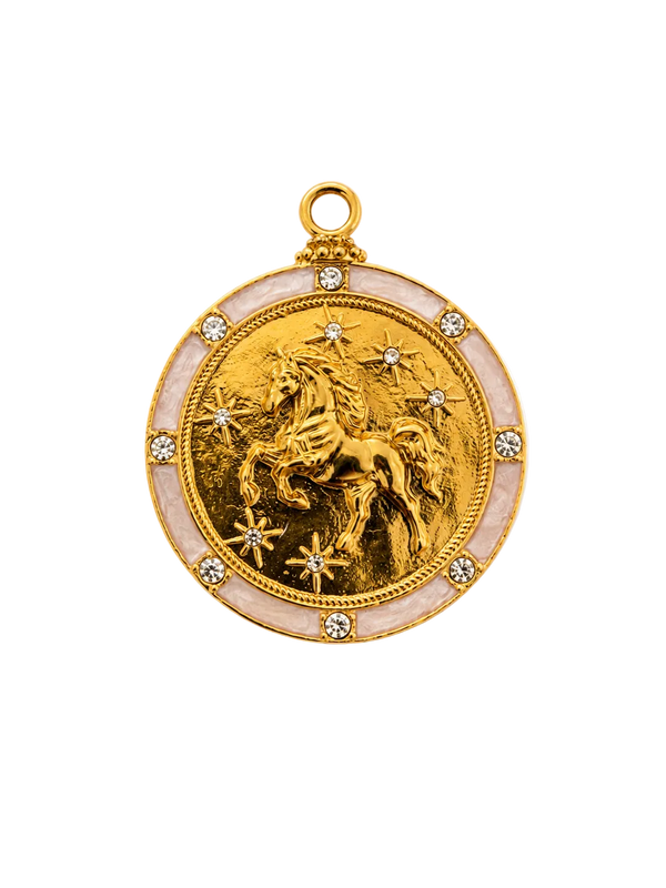 Caballo Coin Charm - Pair - PRE ORDER