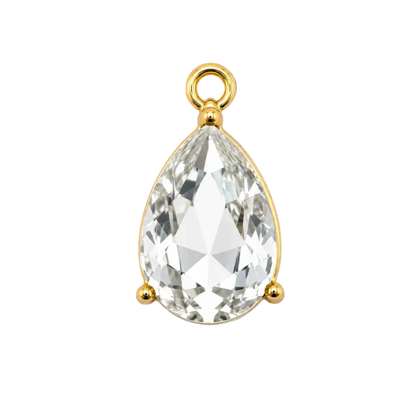 Pear Crystal Charm - Single
