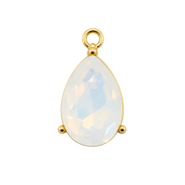 Opal Pear Charm - Single