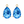 Load image into Gallery viewer, Topaz Pear Crystal Charm - Single
