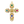 Load image into Gallery viewer, Large Multi Colour Cross Charm - Single
