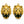 Load image into Gallery viewer, Lion Head Charm - Pair
