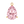 Load image into Gallery viewer, Light Pink Pear Crystal Charm - Pair
