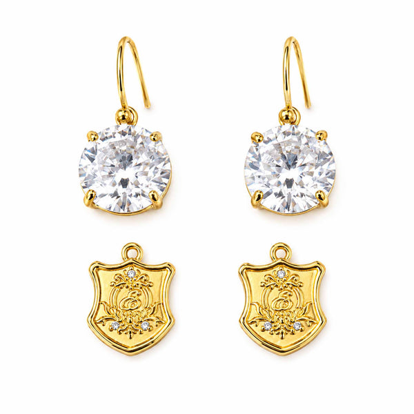 Mini Crystal Hoops
