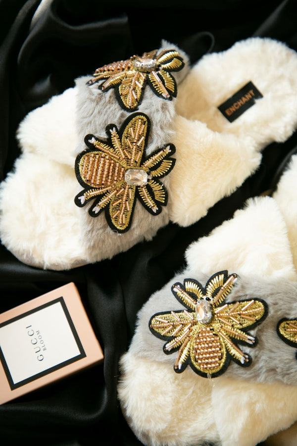 Enchant Luxury Bee Slippers