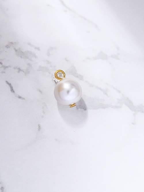 Enchant Gold Plated Pearl Charm