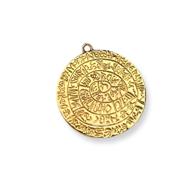 Enchant Gold Plated Greek Coin Charm