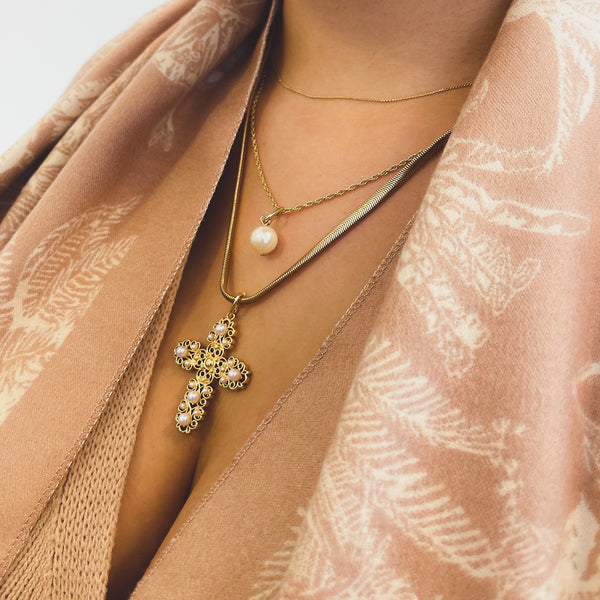 Enchant Gold Plated Sienna Necklace