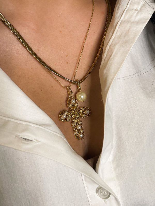 Enchant Gold Plated Priya Necklace
